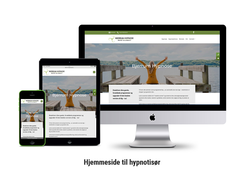 hjemmeside til hypnotisoer slider